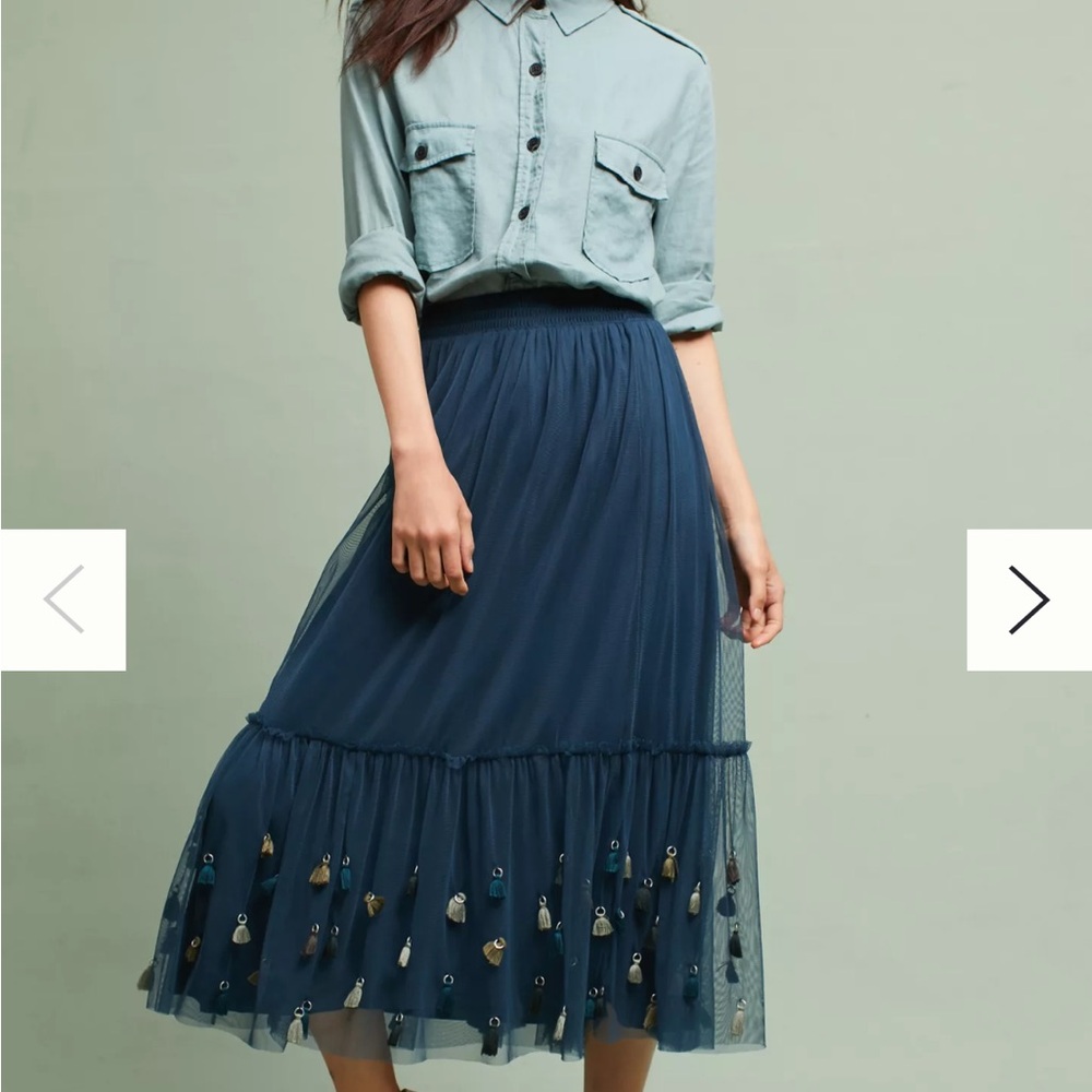 Anthropologie Maeve Masti Skirt